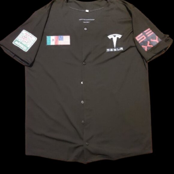 MEXICANA Other - Tesla Mexico Jerseys 2XL ONLY (Size 42-44) BLACK UNISEX MODELO #1